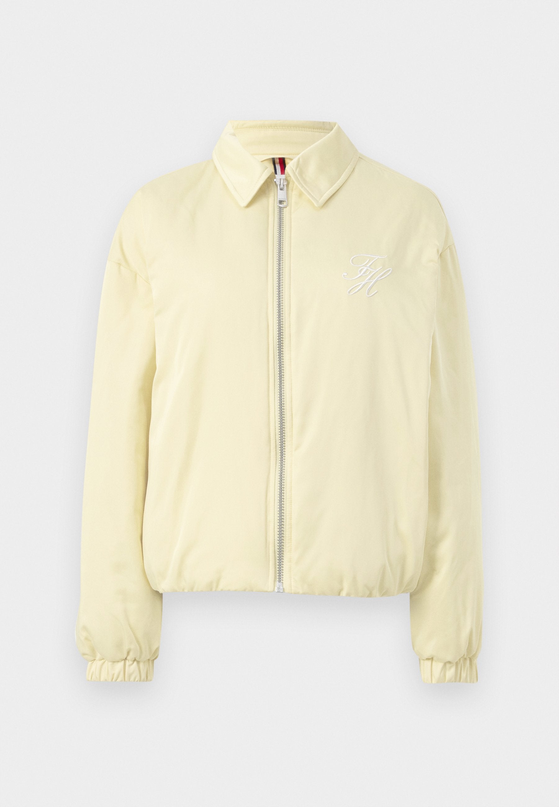WATER REPELLENT SATIN RELAXED PADDED JACKET - Light jacket - zesty yellow