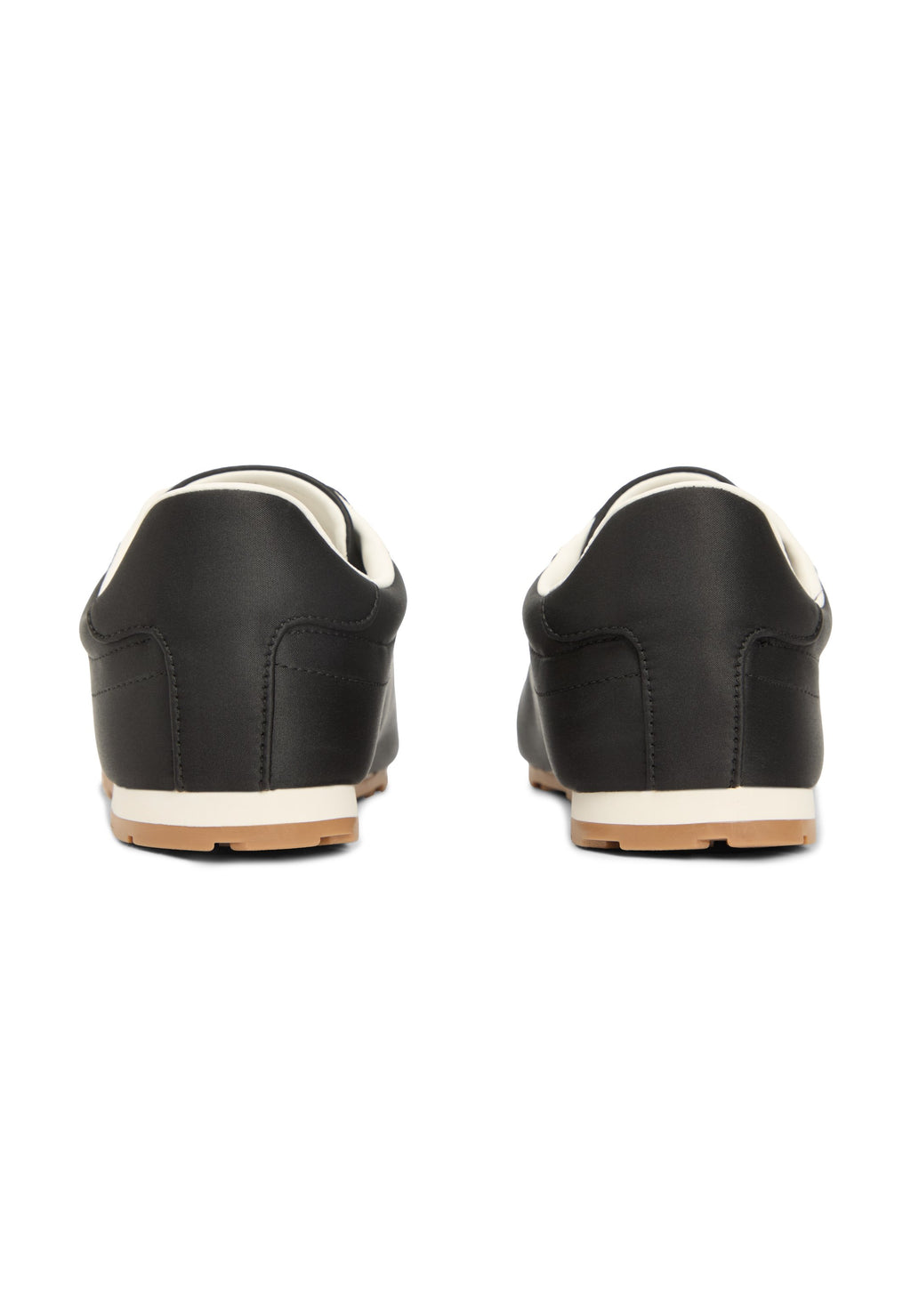 TH MONOGRAM SATIN TRAINERS - Trainers - black