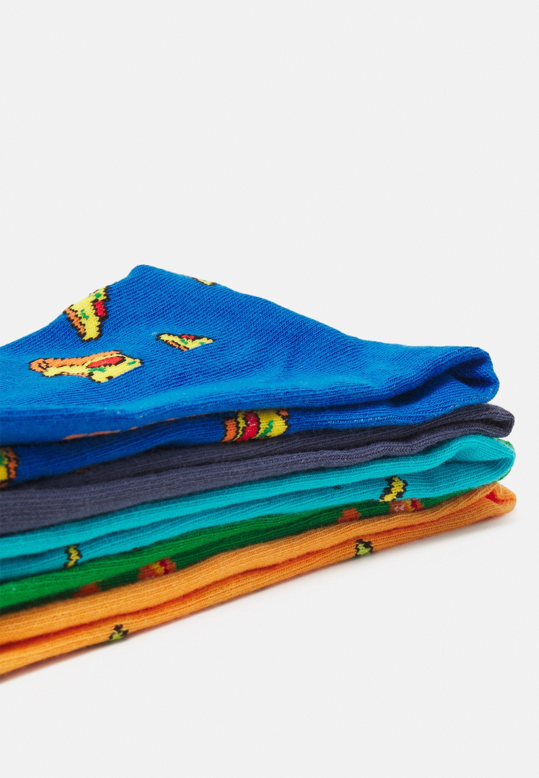 JACJUNKFOOD SOCKS 5 PACK - Socks - scuba blue
