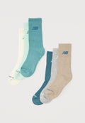 EVERYDAY CREW UNISEX 6 PACK - Socks - beige/brown