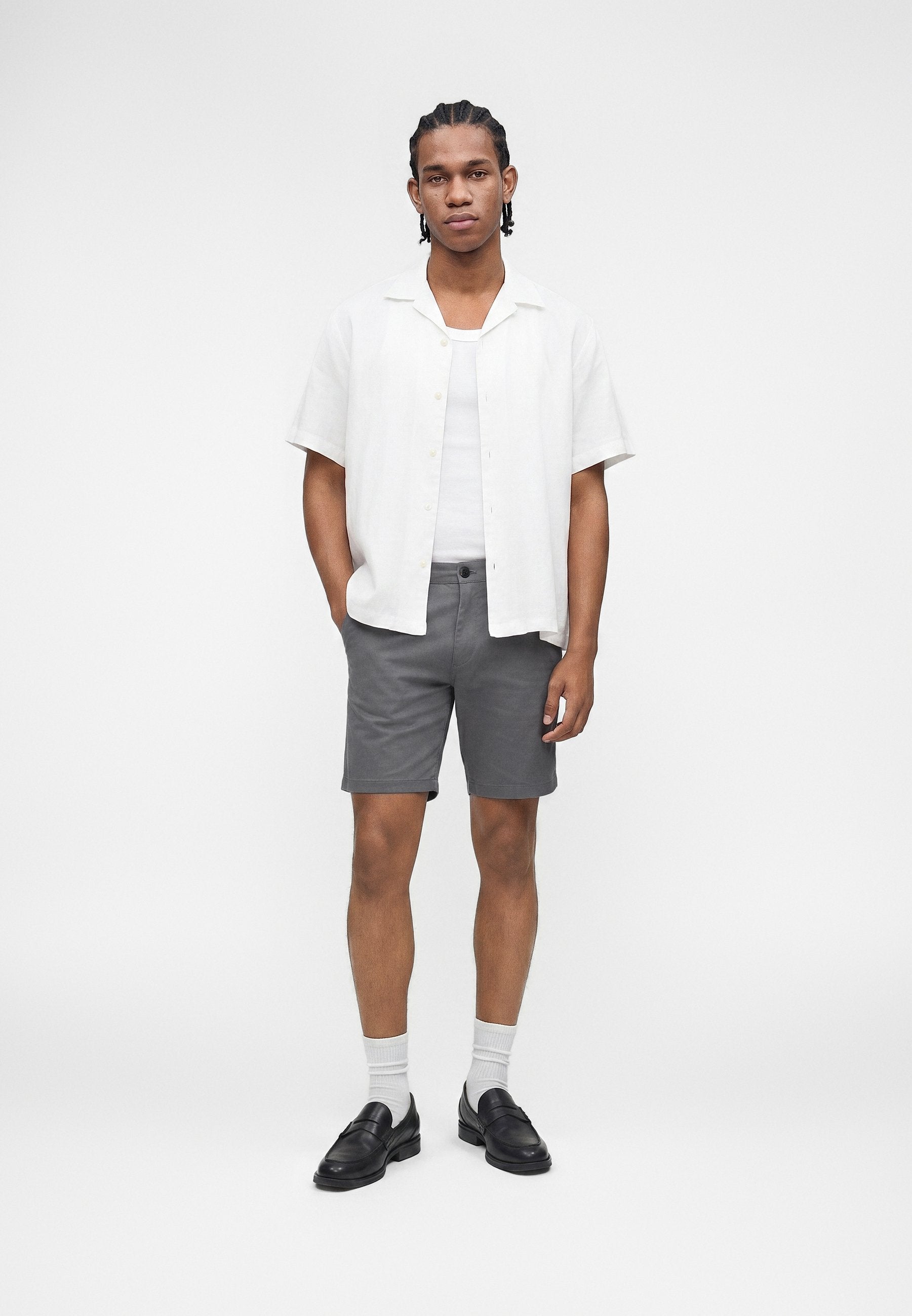 JPSTMARCO DYLAN 2 PACK - Shorts - black/castlerock