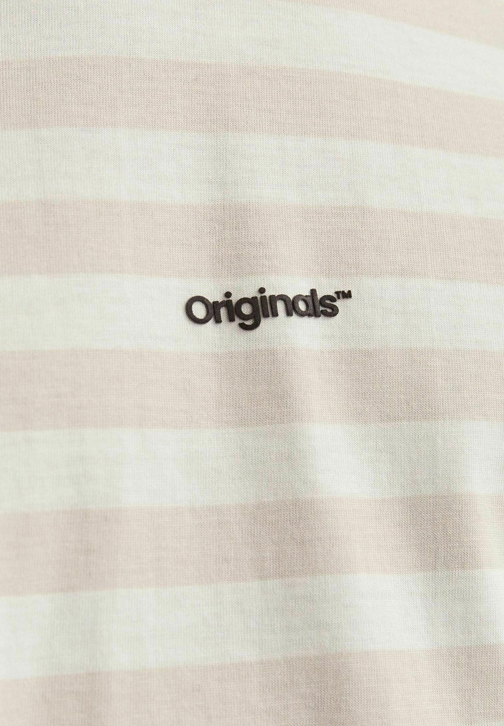 Striped - Print T-shirt - moonbeam