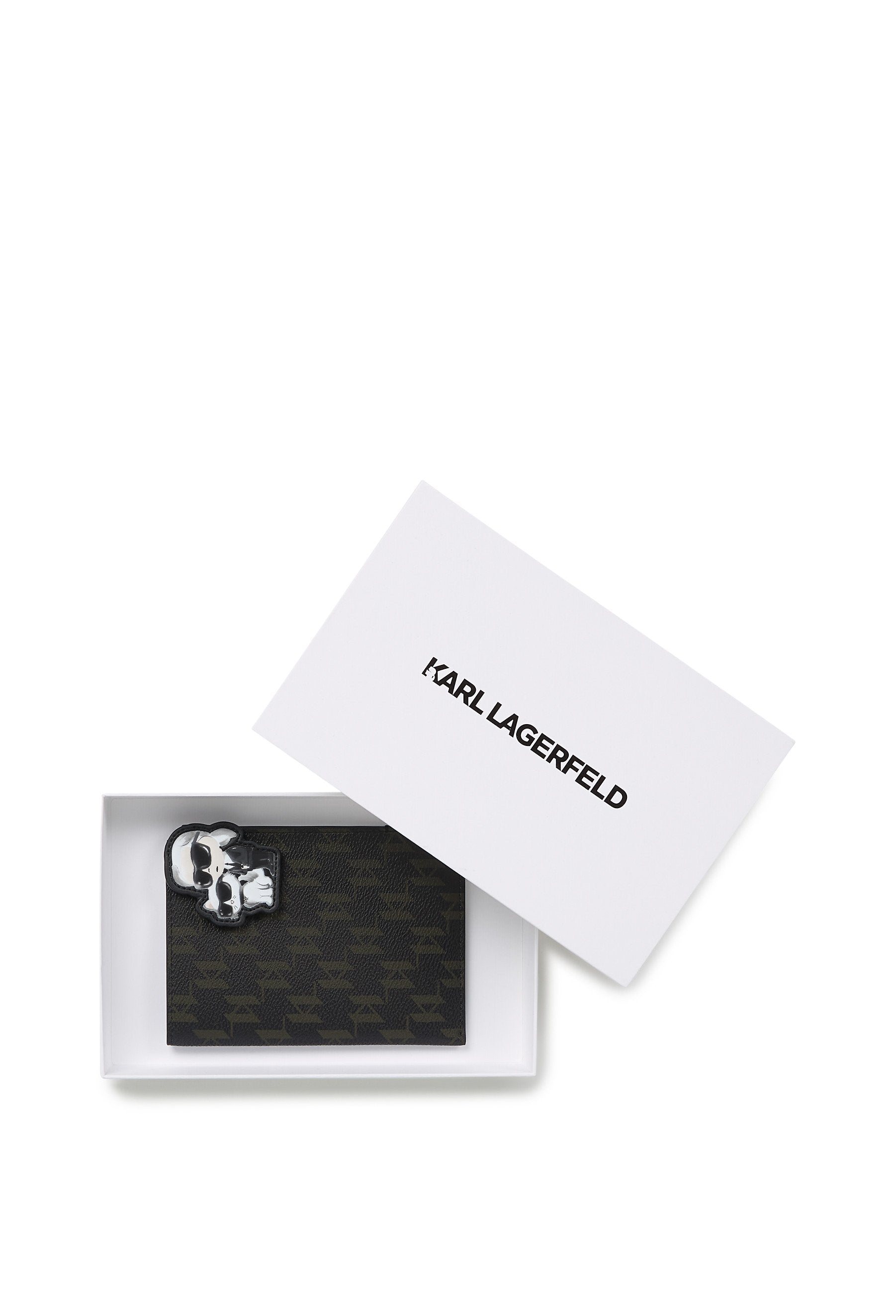 IKON MONOGRAM - Passport holder - brown-kl mono