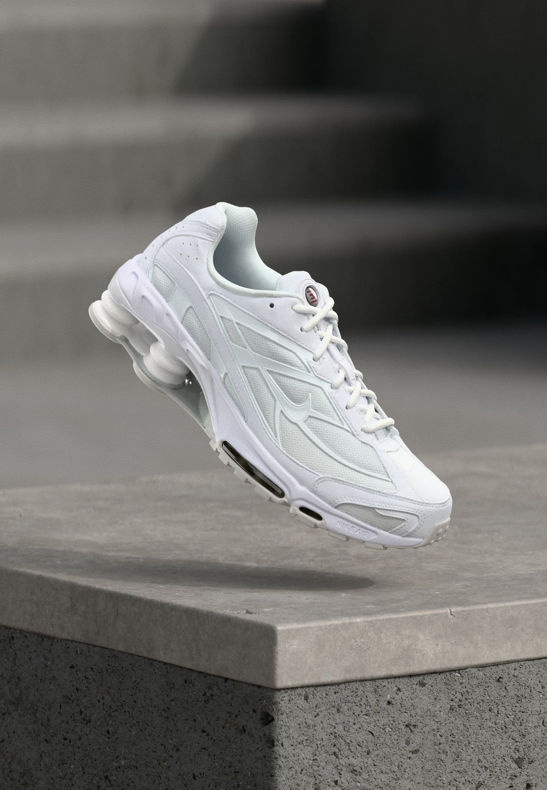 SHOX RIDE 2 NEW - Trainers - white/photon dust/university red