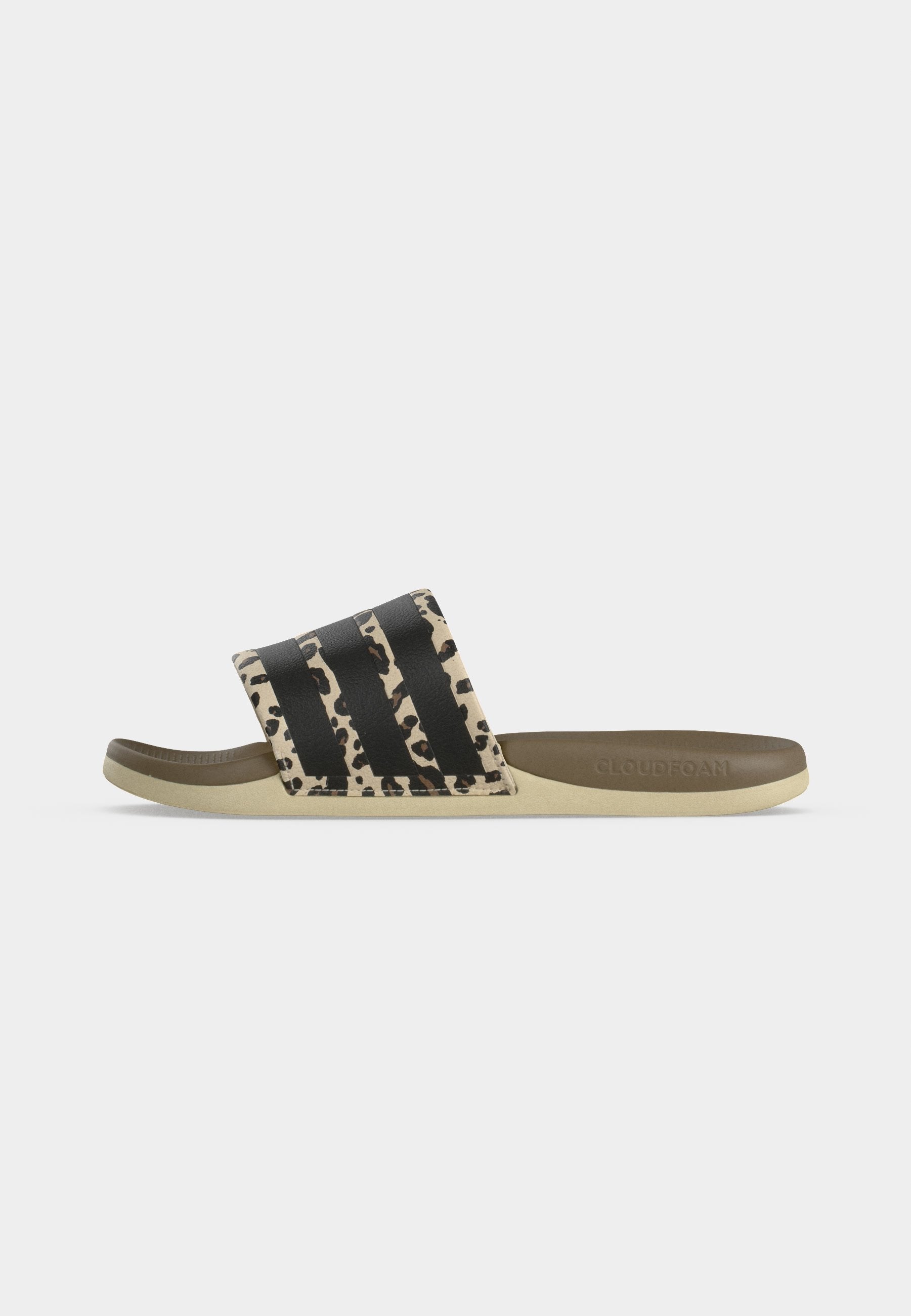 ADILETTE COMFORT 2.0 SLIDES - Mules - crystal linen/core black