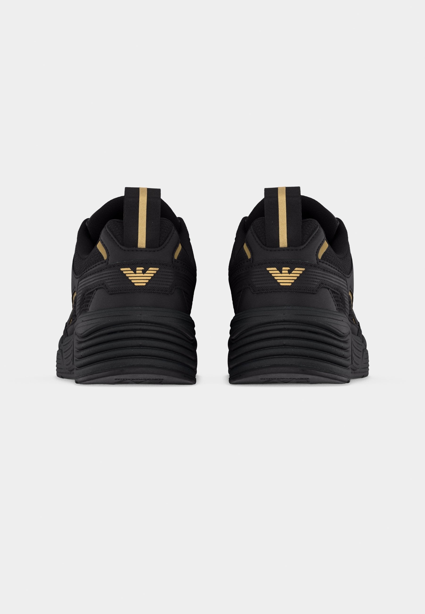 ACE RUNNER NEW UNISEX - Trainers - triple black/gold-coloured