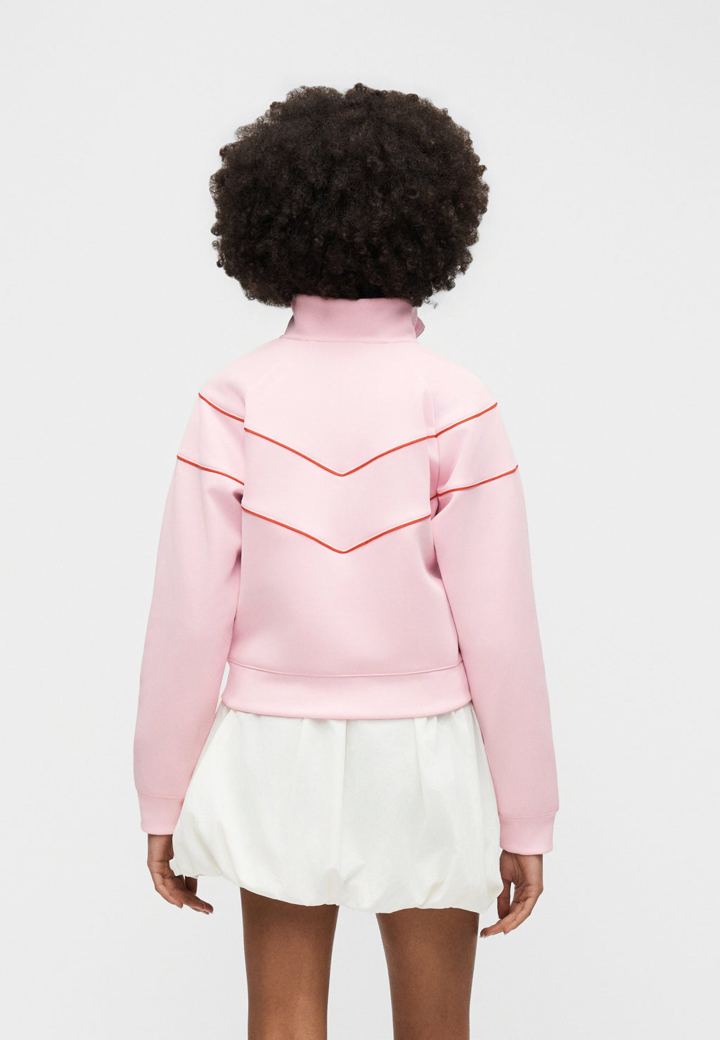 Veste d'entraînement - mousse rose/carmin/voile
