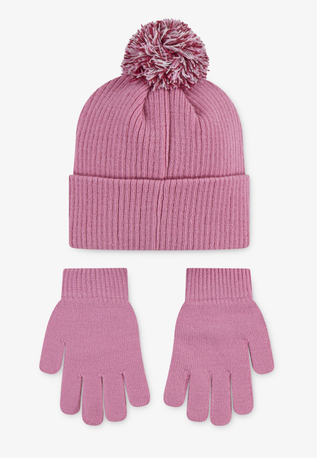 CLUB PEAK BEANIE UNISEX SET - Gloves - magic flamingo