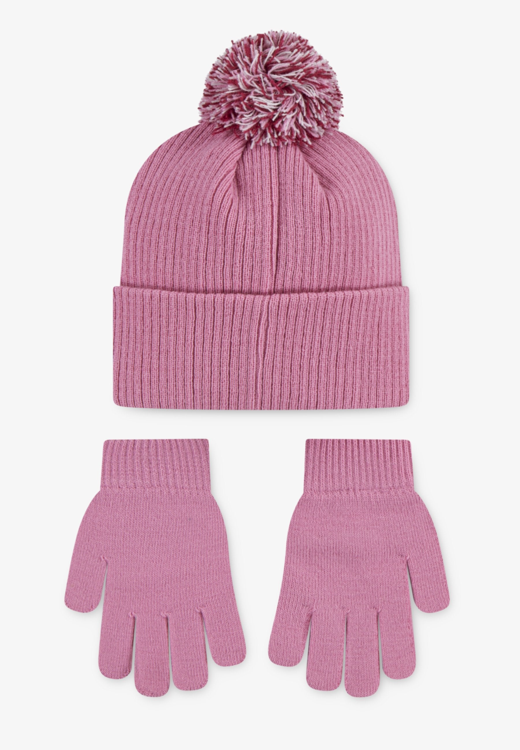 CLUB PEAK BEANIE UNISEX SET - Gloves - magic flamingo