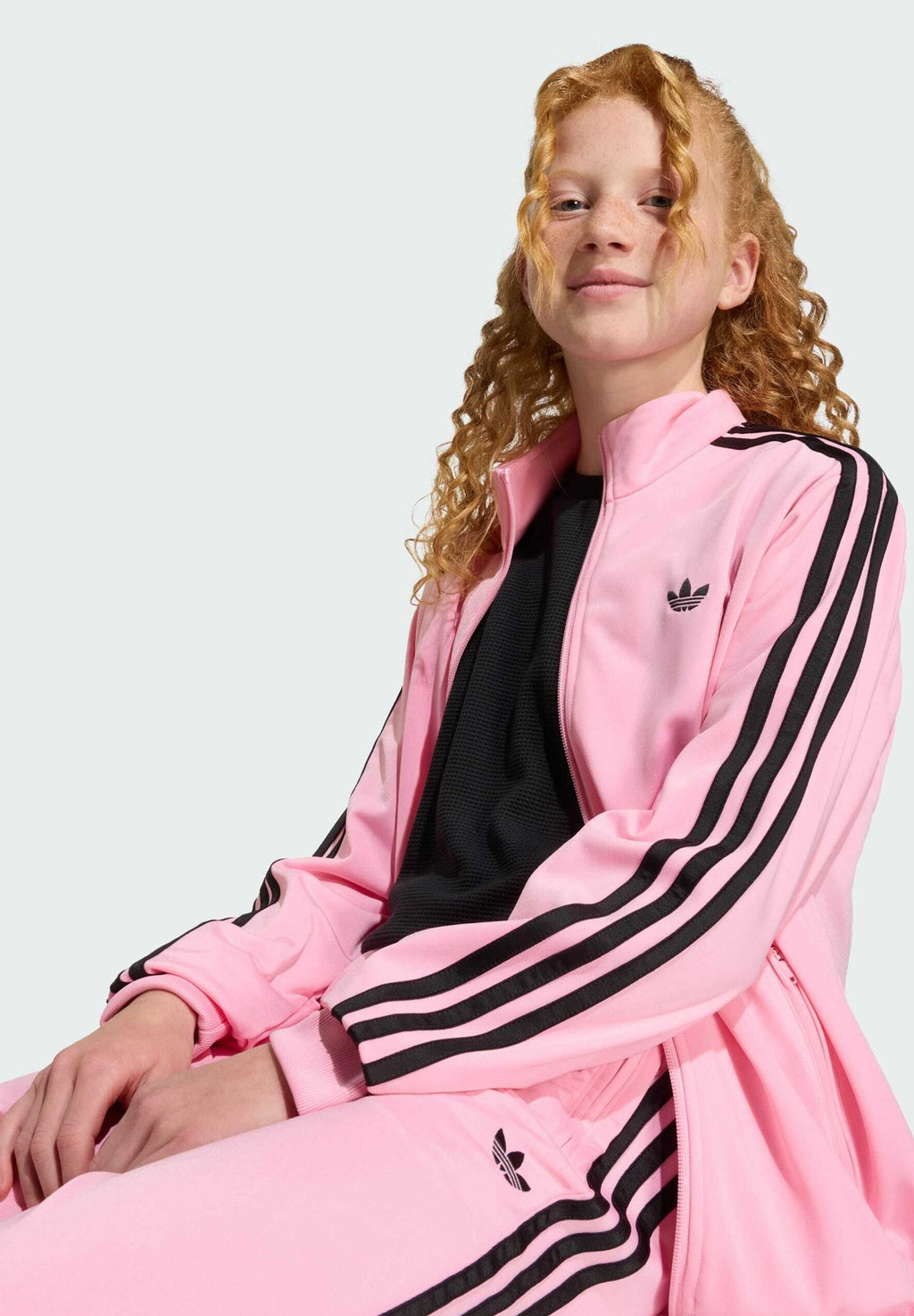 FIREBIRD LOOSE TRACK  - Training jacket - light pink/black