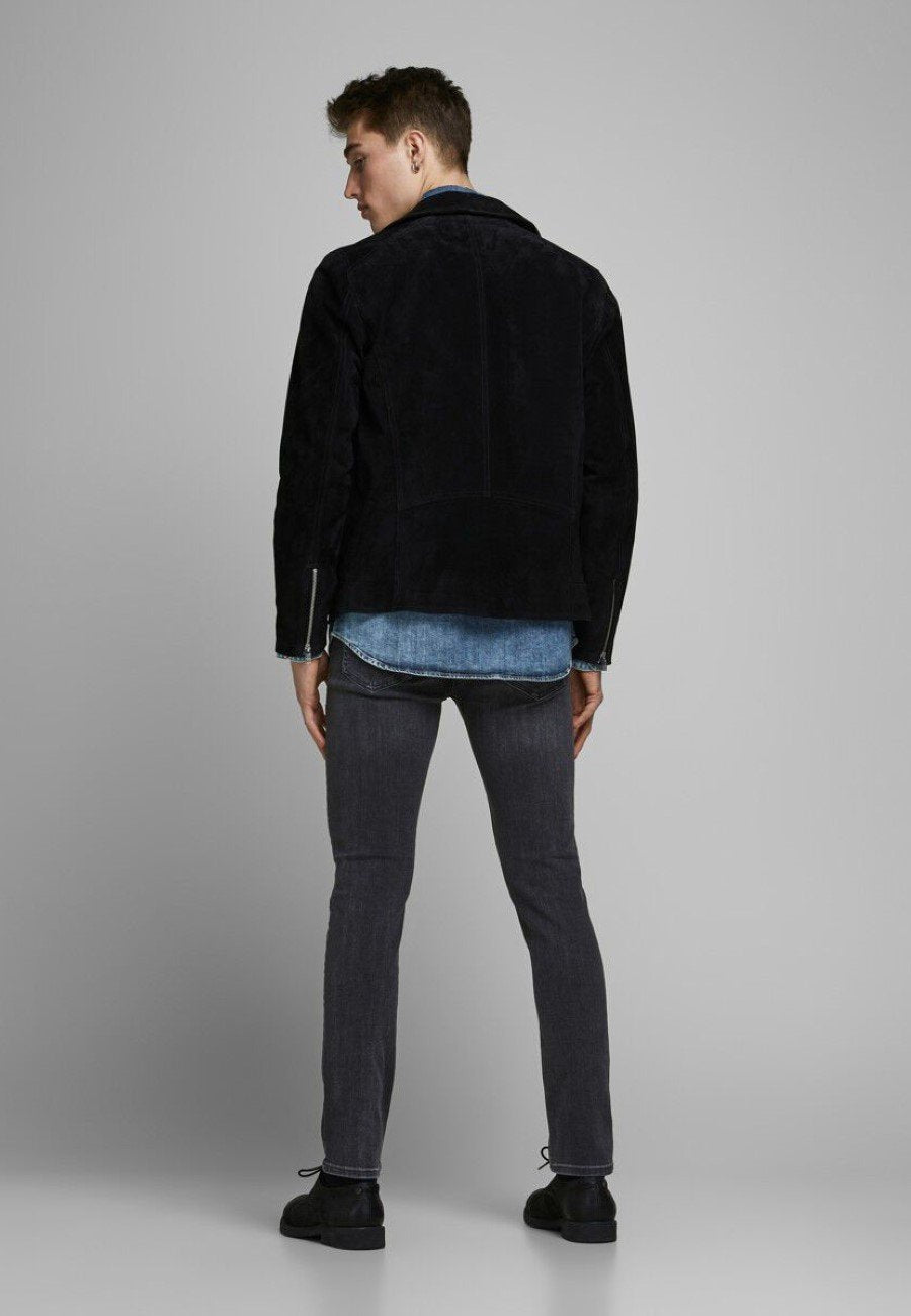 JJIGLENN JJORIGINAL - Relaxed fit jeans - black denim