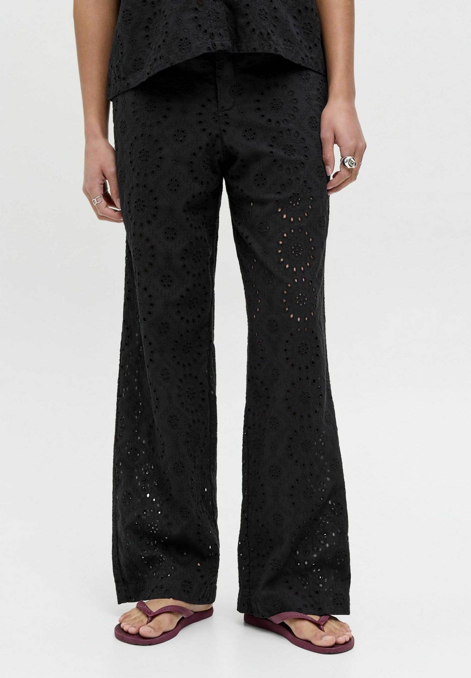 JXLAYLA - Trousers - black