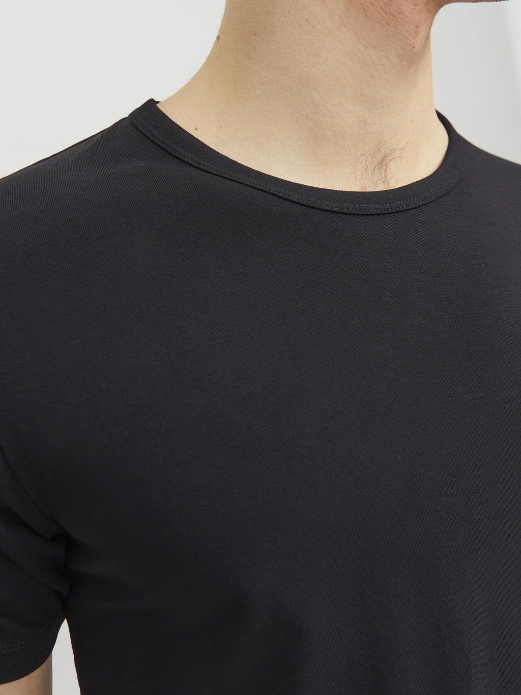 BASIC O-NECK TEE - Basic T-shirt - black