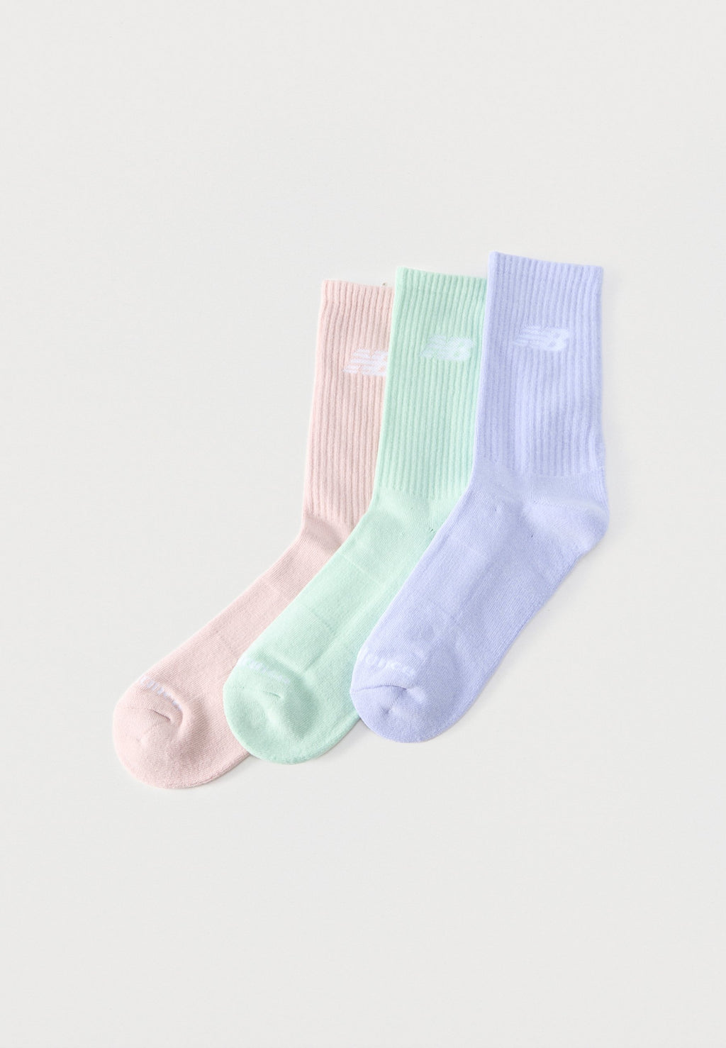 MI-MOLLET SAISONNIÈRES UNISEXE LOT DE 3 - Chaussettes - bleu clair/menthe/rose clair