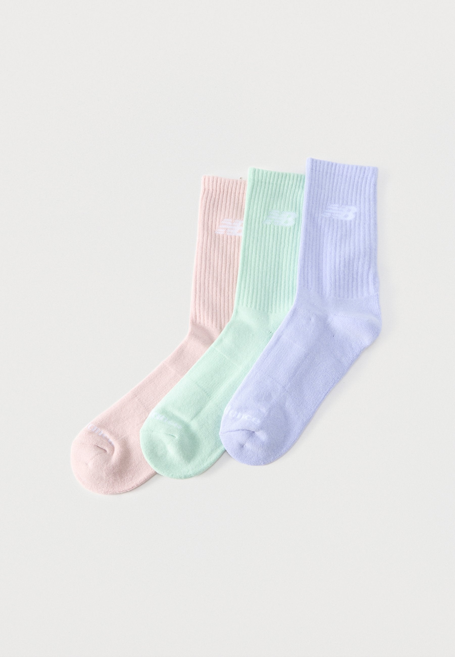MI-MOLLET SAISONNIÈRES UNISEXE LOT DE 3 - Chaussettes - bleu clair/menthe/rose clair
