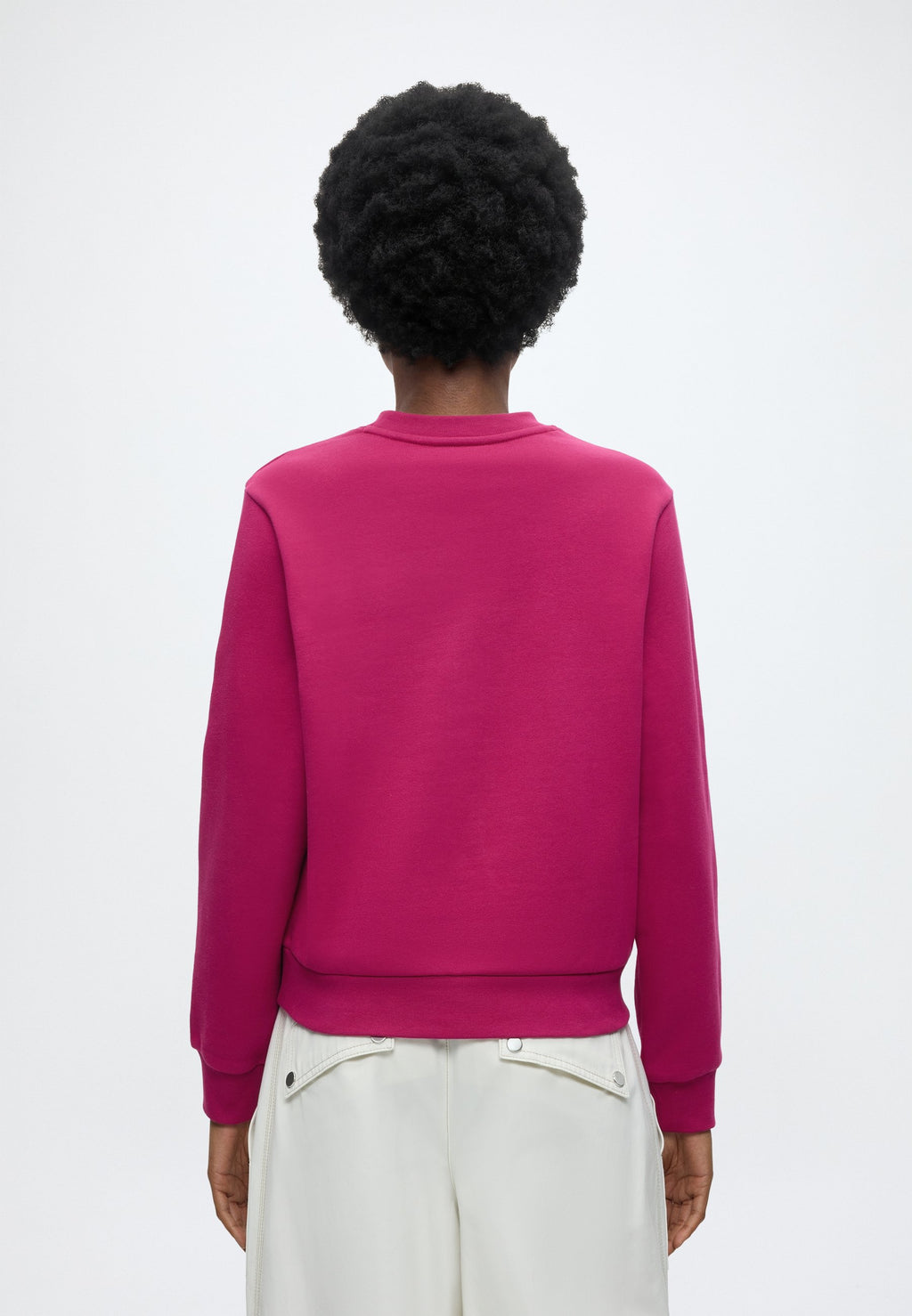 RELAXED FIT SWEATSHIRT - Sweatshirt - rubine red