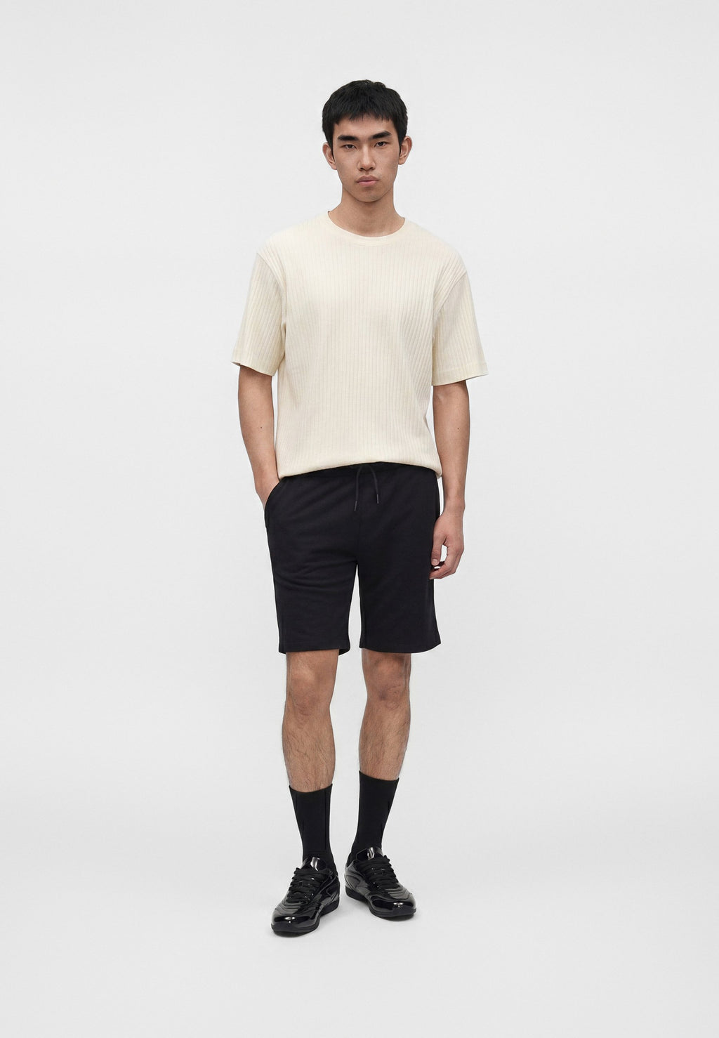 Sweat Regular Fit - Shorts - black