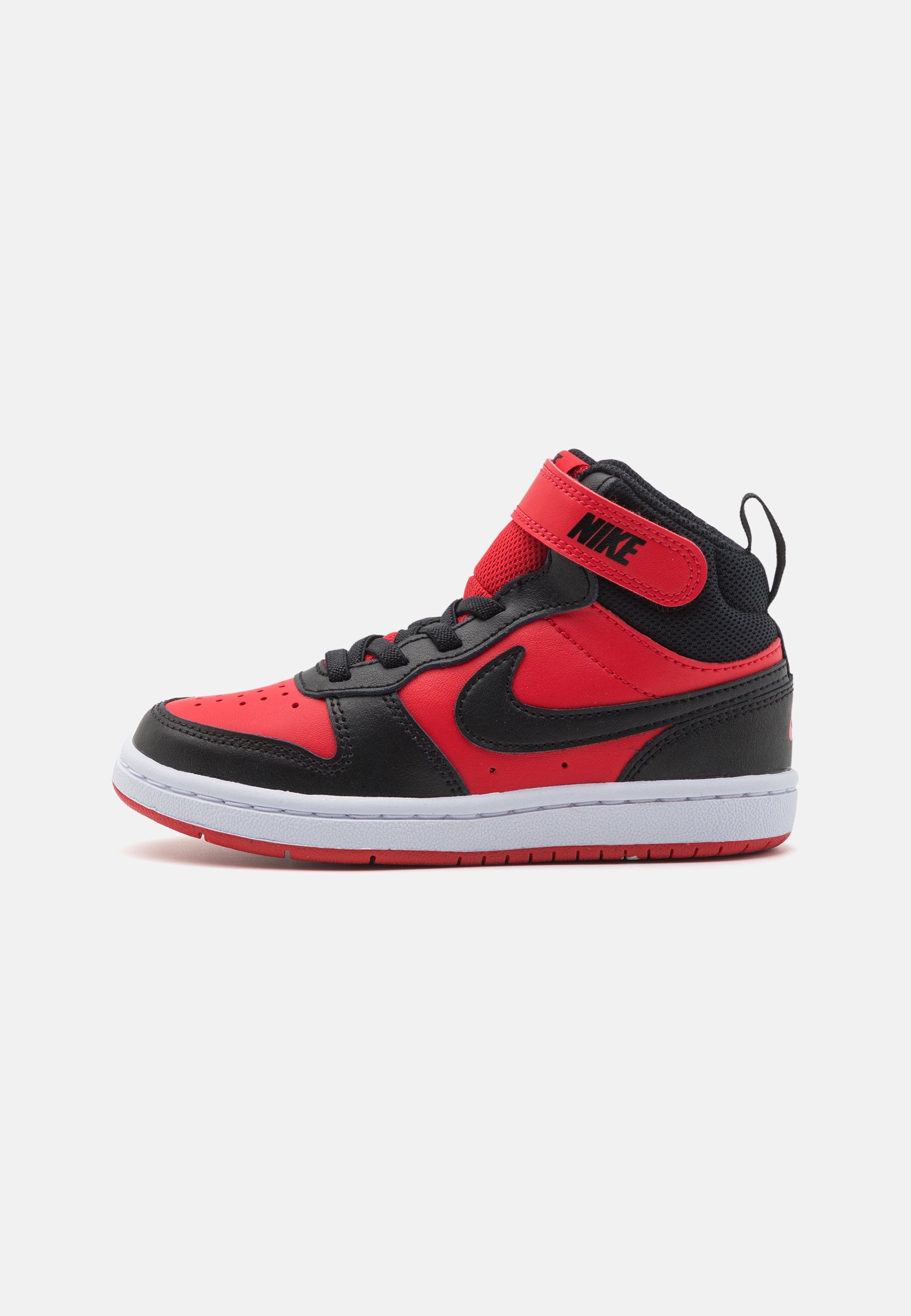 COURT BOROUGH MID 2 UNISEX - Bilekli spor ayakkabı - university red/black/white