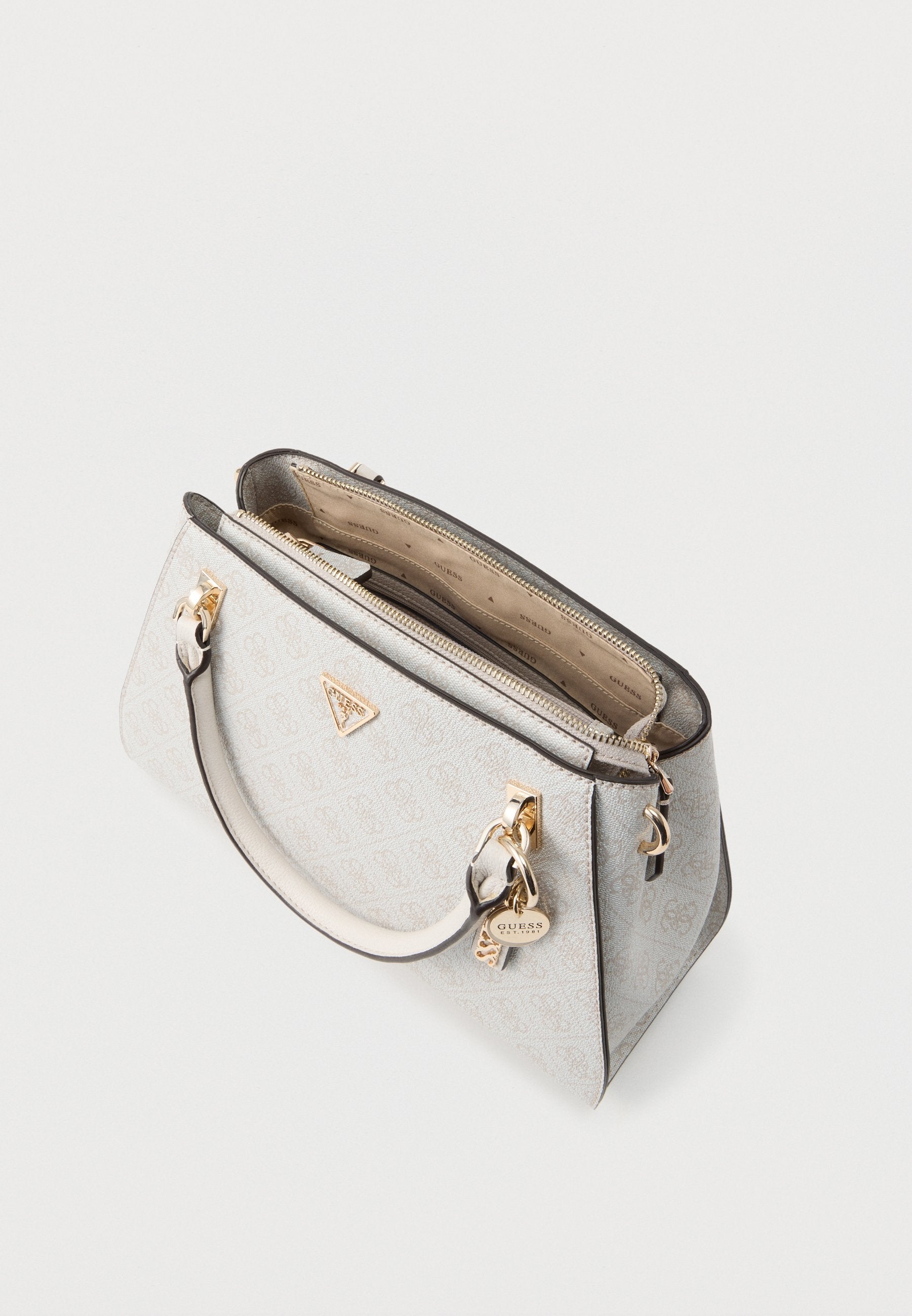 NOELLE LUXURY SATCHEL - Handbag - bone