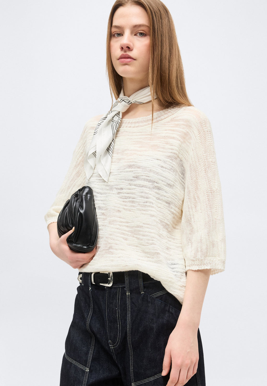 FAROFANO - Jumper - open white