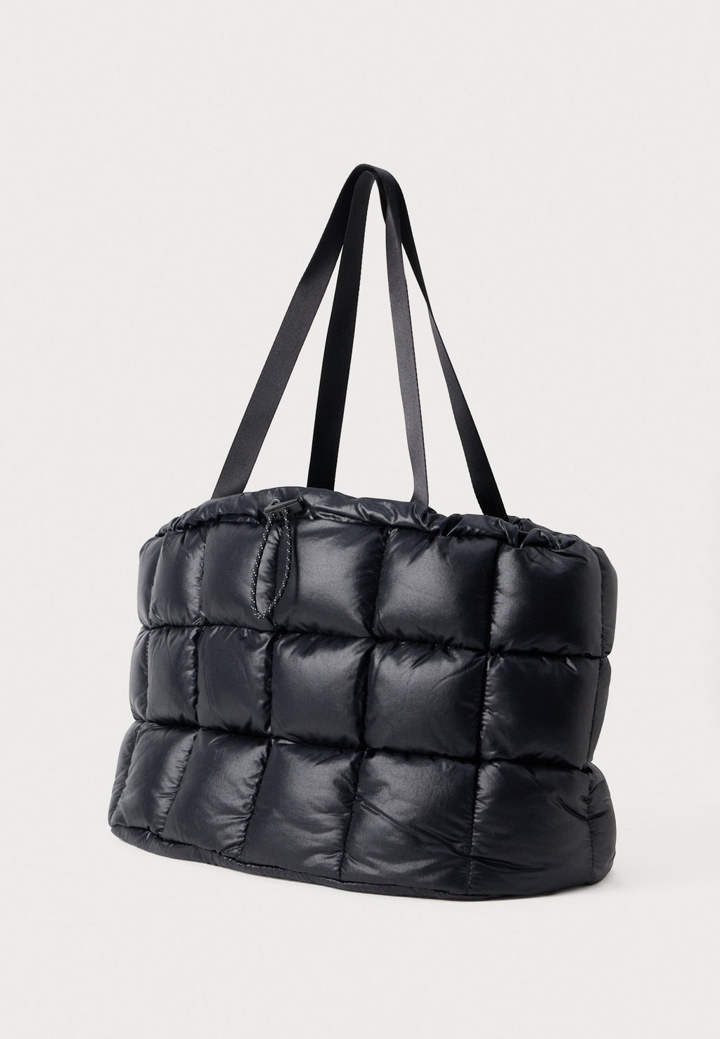 PUFFLE TOTE - Tote bag - black/grey
