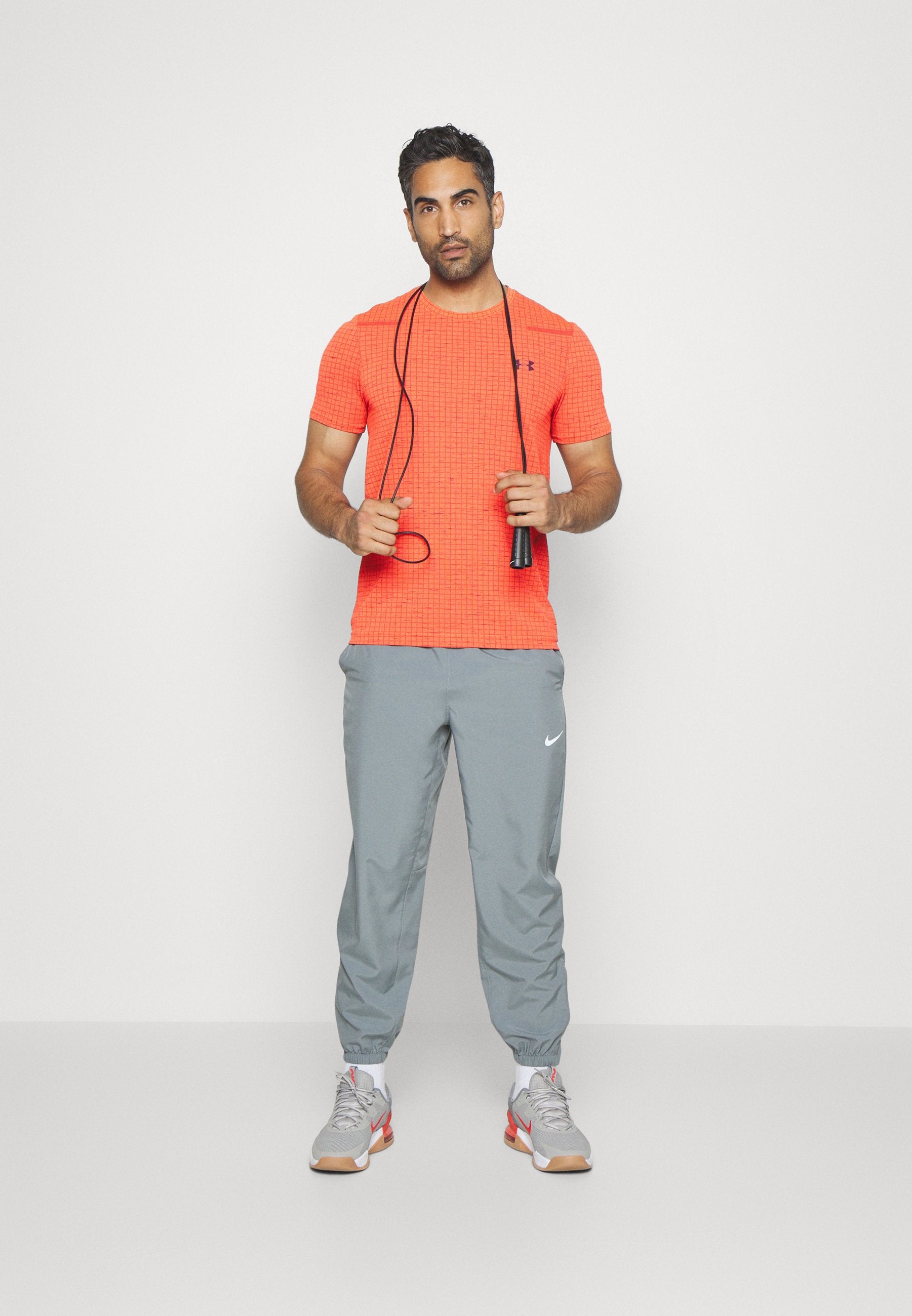 FORM - Tracksuit bottoms - smoke grey/black/reflective silver