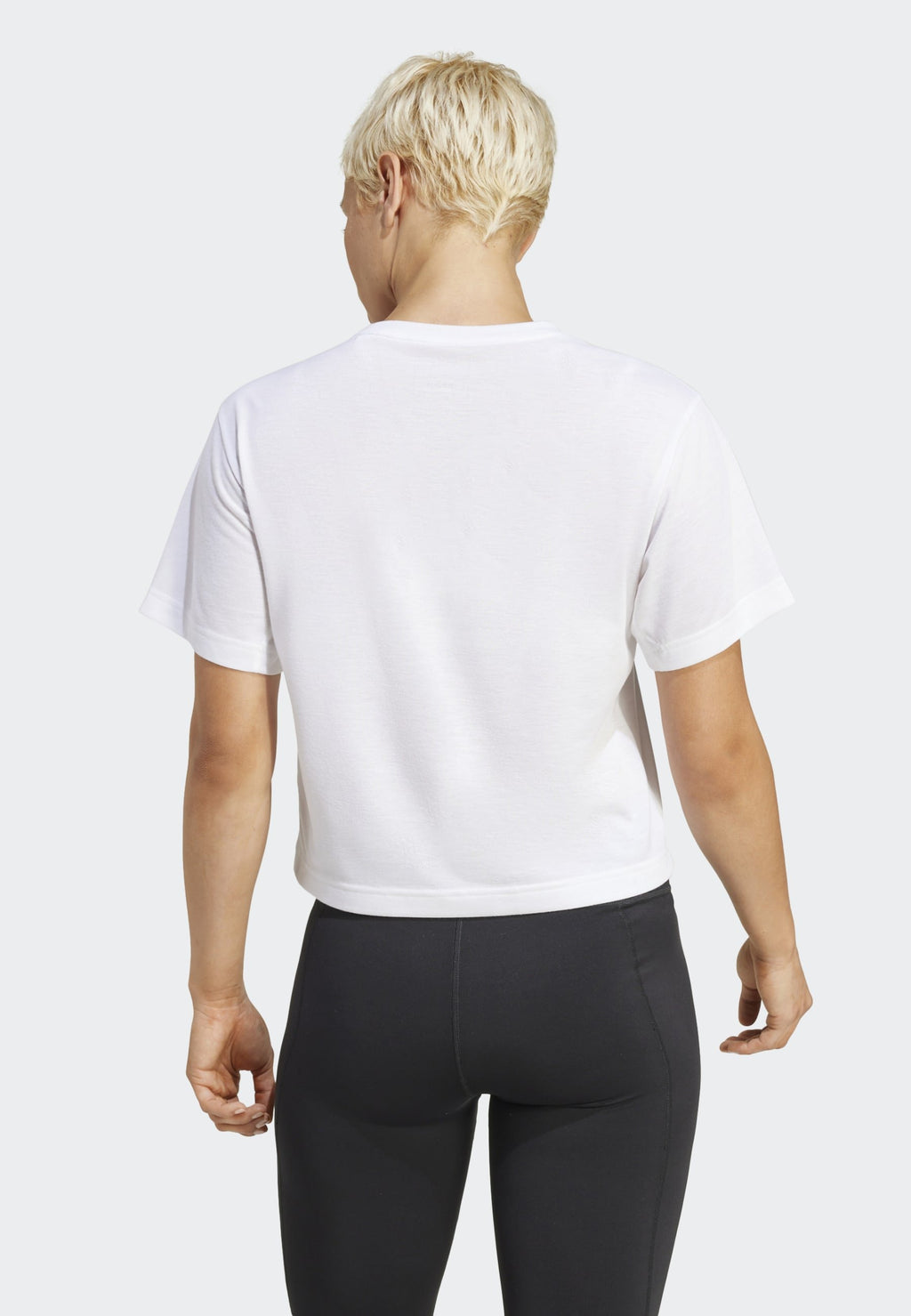 ADIDAS WORKOUT ESSENTIALS BIG PERFORMANCE LOGO TRAINING - Print T-shirt - white