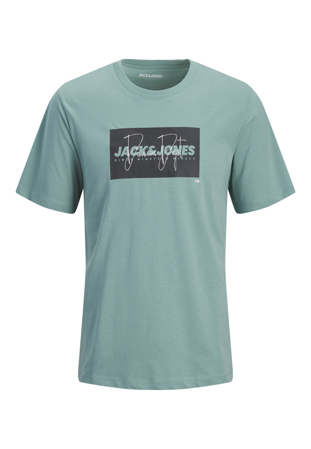 T- - Print T-shirt - mineral blue