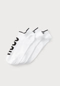 LOGO 3 PACK - Sneaker socks - white