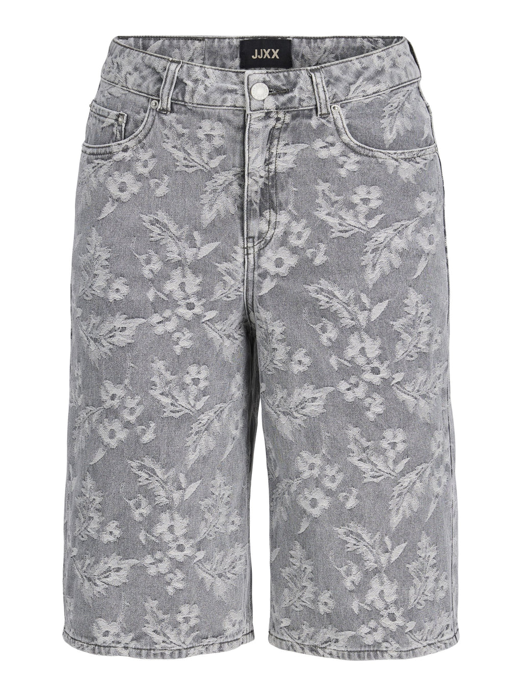JXTOKYO LONG - Denim shorts - grey denim