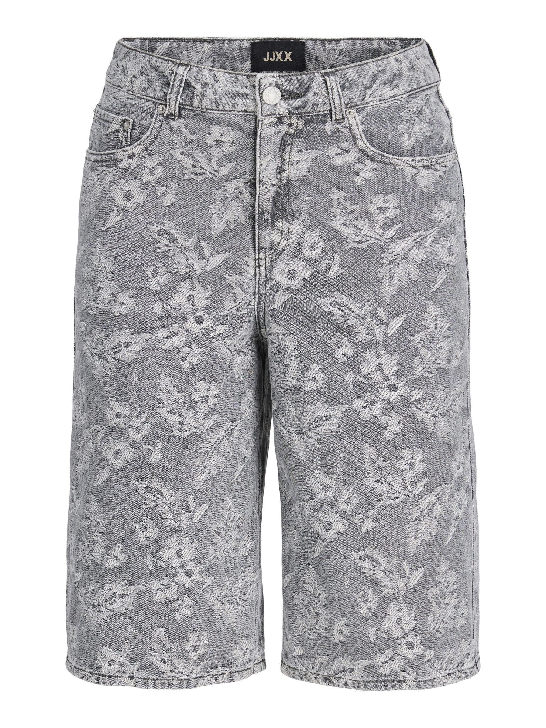 JXTOKYO LONG - Denim shorts - grey denim
