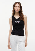 تي شيرت TH X CADILLAC FORMULA 1 TEAM MIAMI - توب - أسود