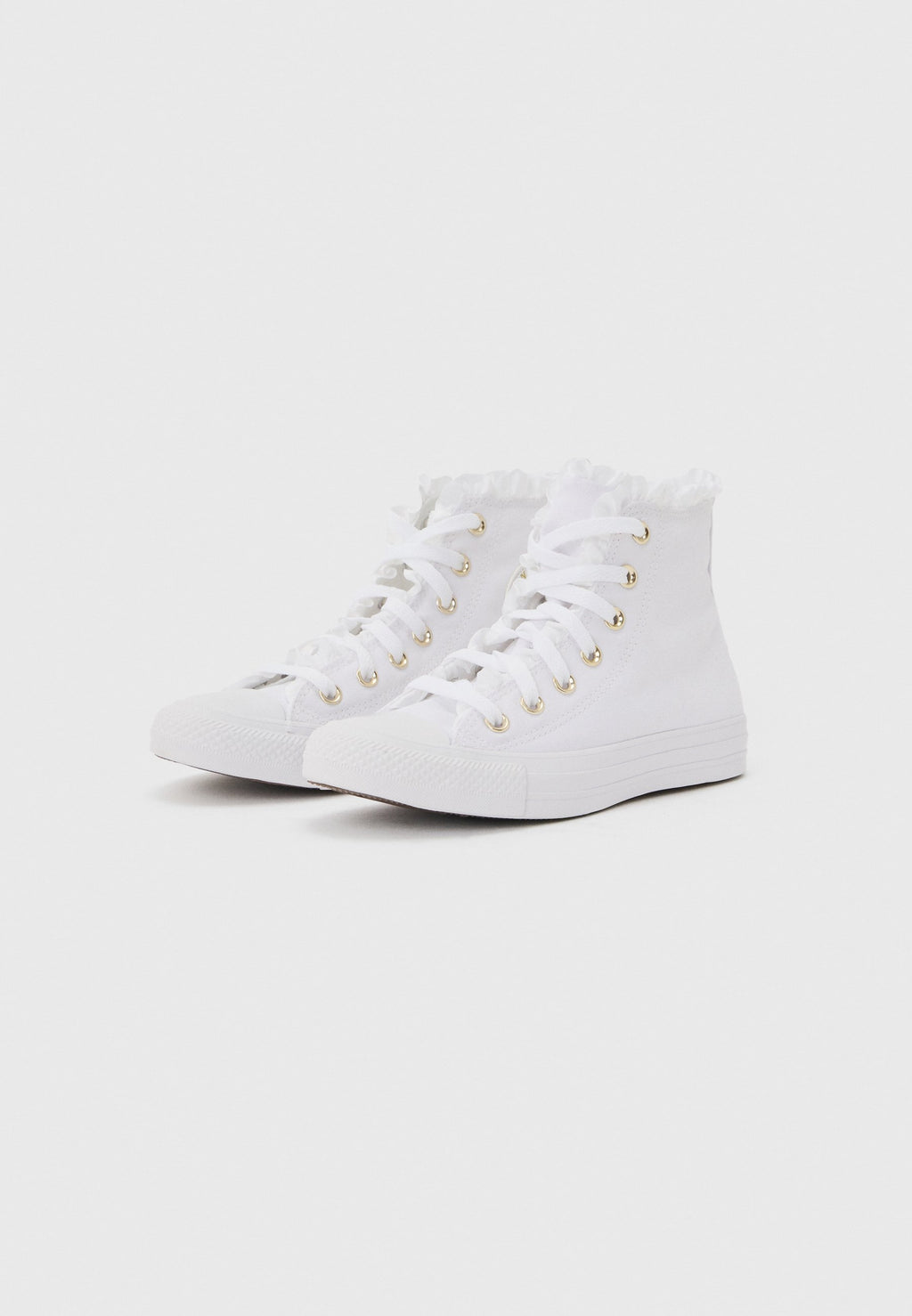 CHUCK TAYLOR ALL STAR - High-top trainers - white/metallic light gold-coloured