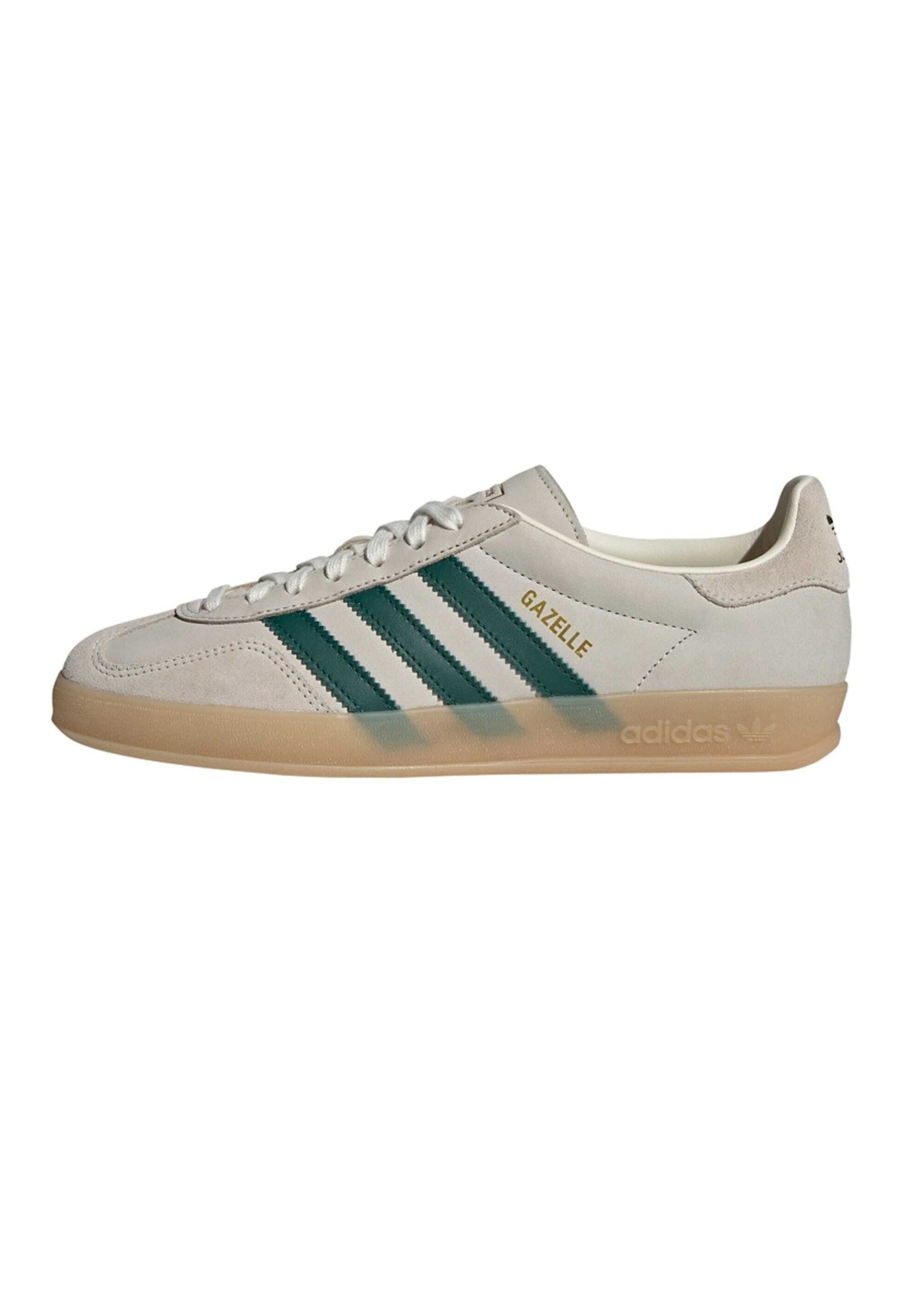 GAZELLE INDOOR - Trainers - cream white collegiate green gum