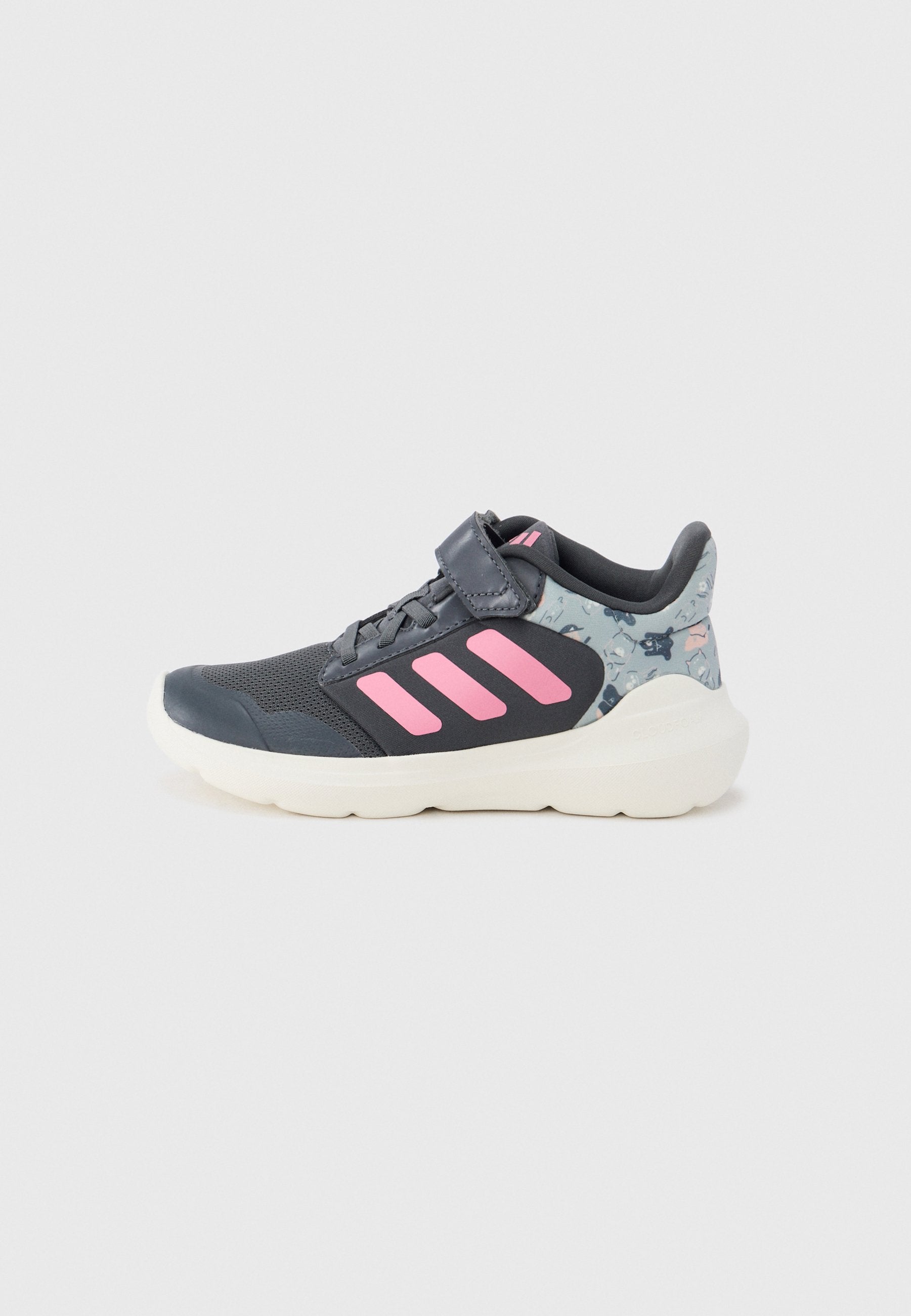 TENSAUR RUN 3.0 UNISEX - Road running shoes - grey/bliss pink/off white