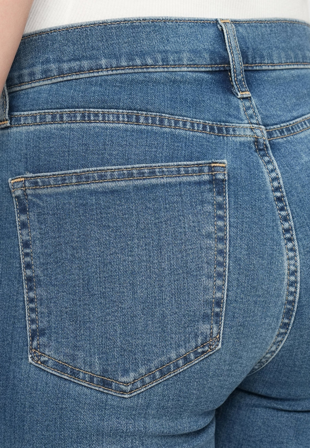MED HERON - Flared Jeans - medium wash