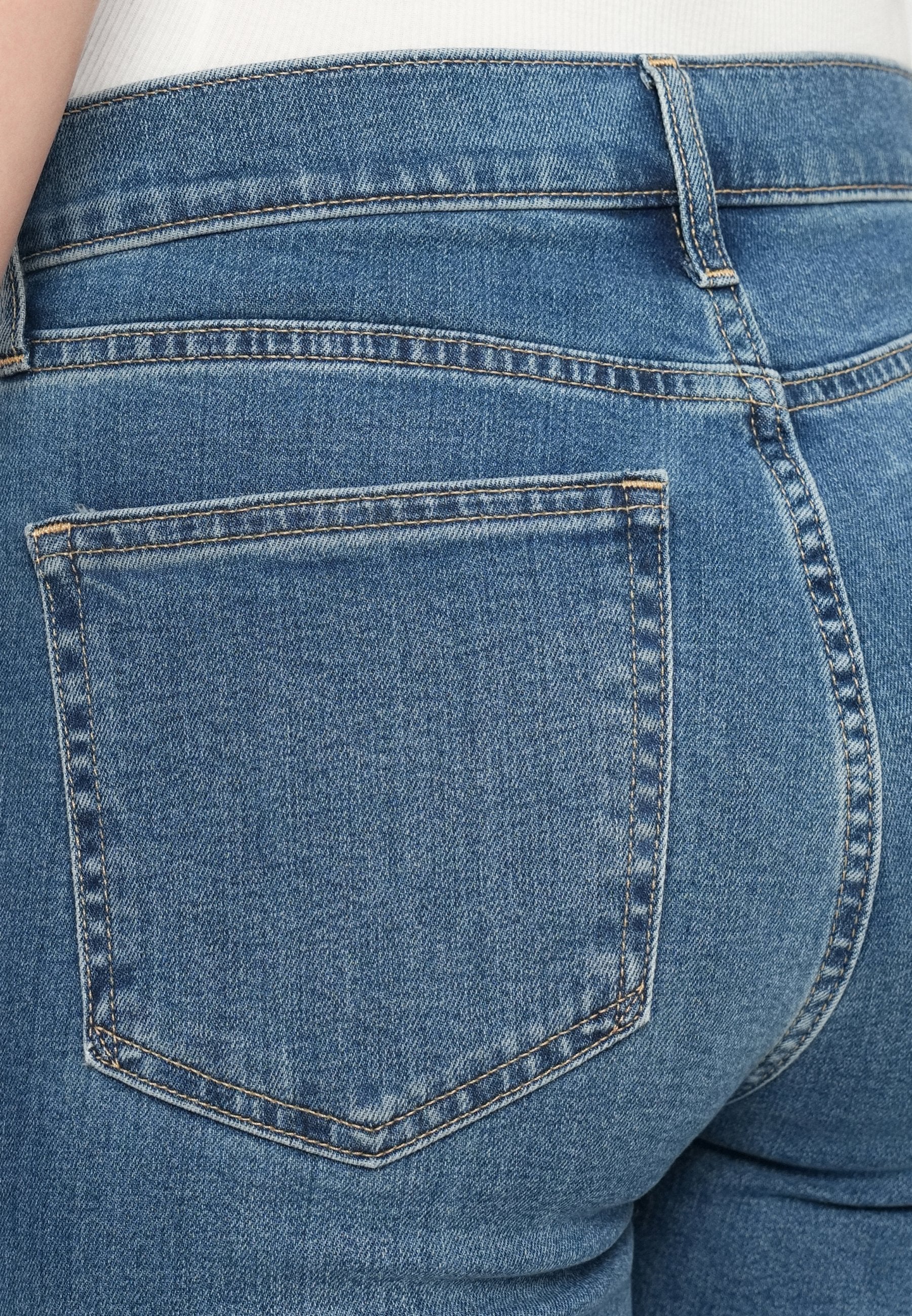 MED HERON - Flared Jeans - medium wash