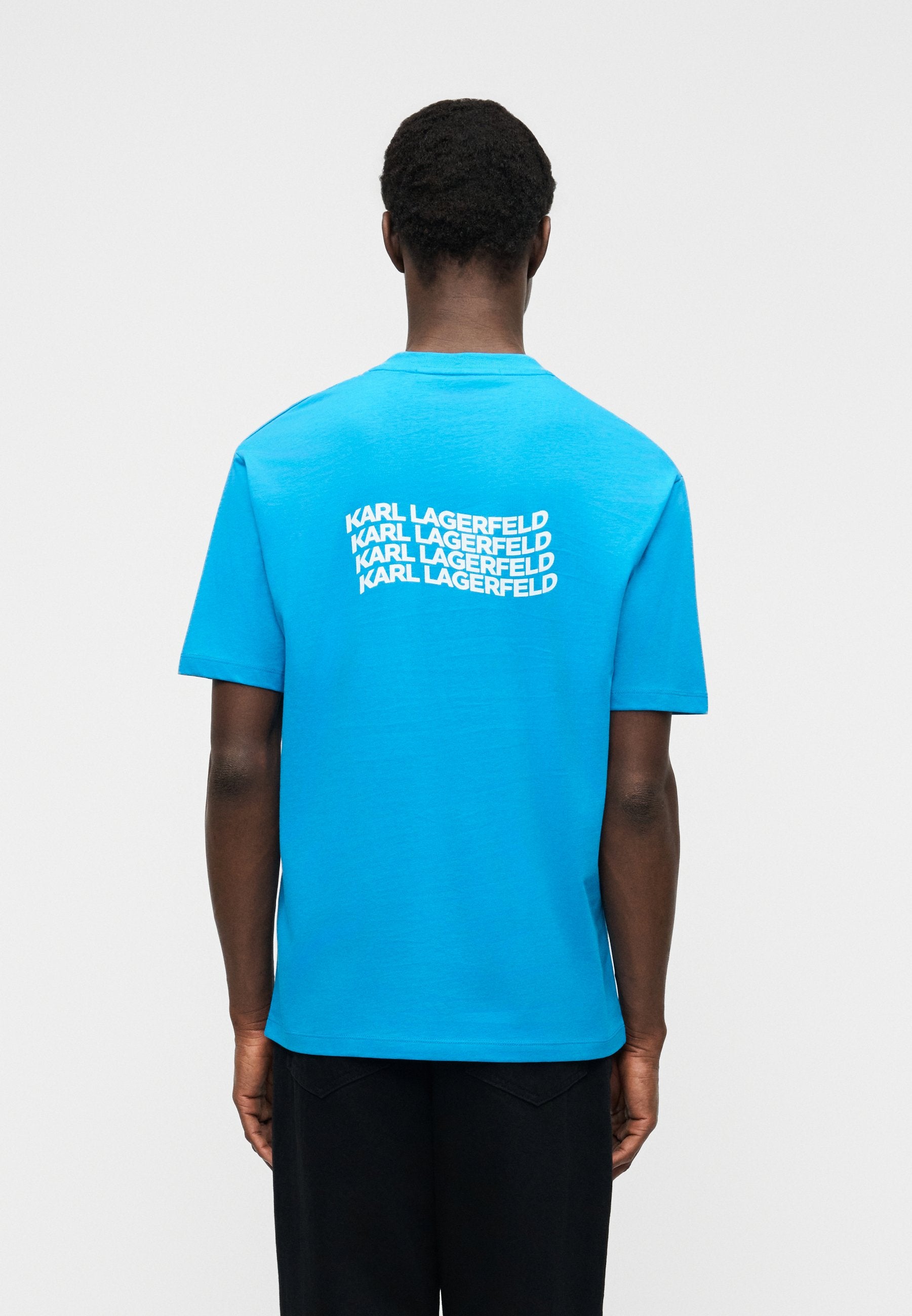 CREWNECK - Print T-shirt - cornflower