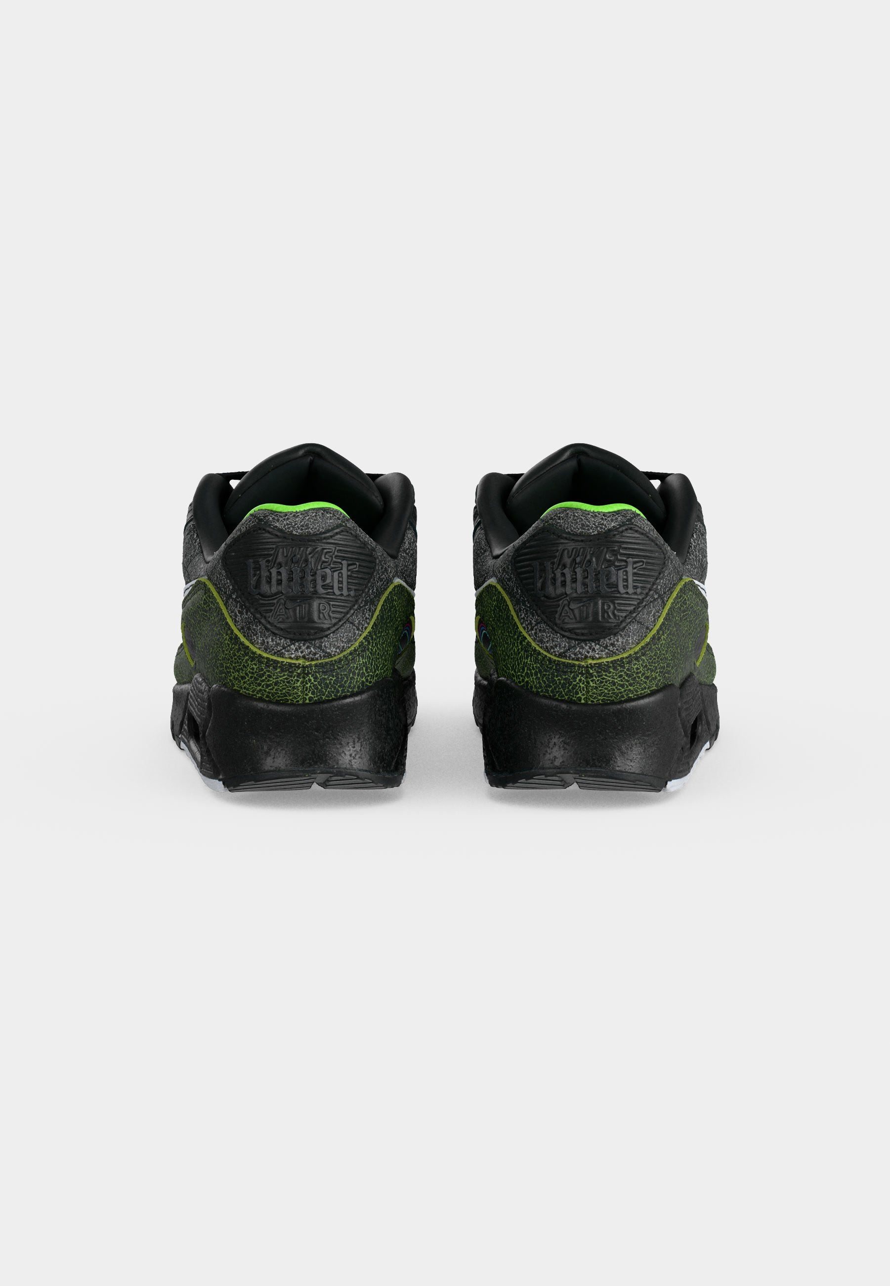 AIR MAX 90 - Trainers - black/white/voltage green