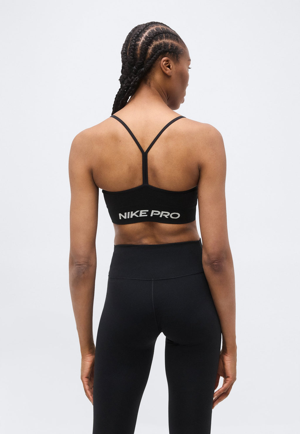 BRA - Light support sports bra - black/white