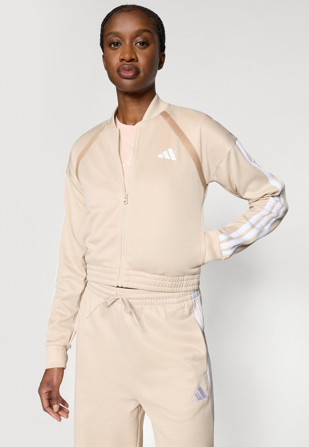 TEAMSPORT - Survêtement - lin cristal/blanc