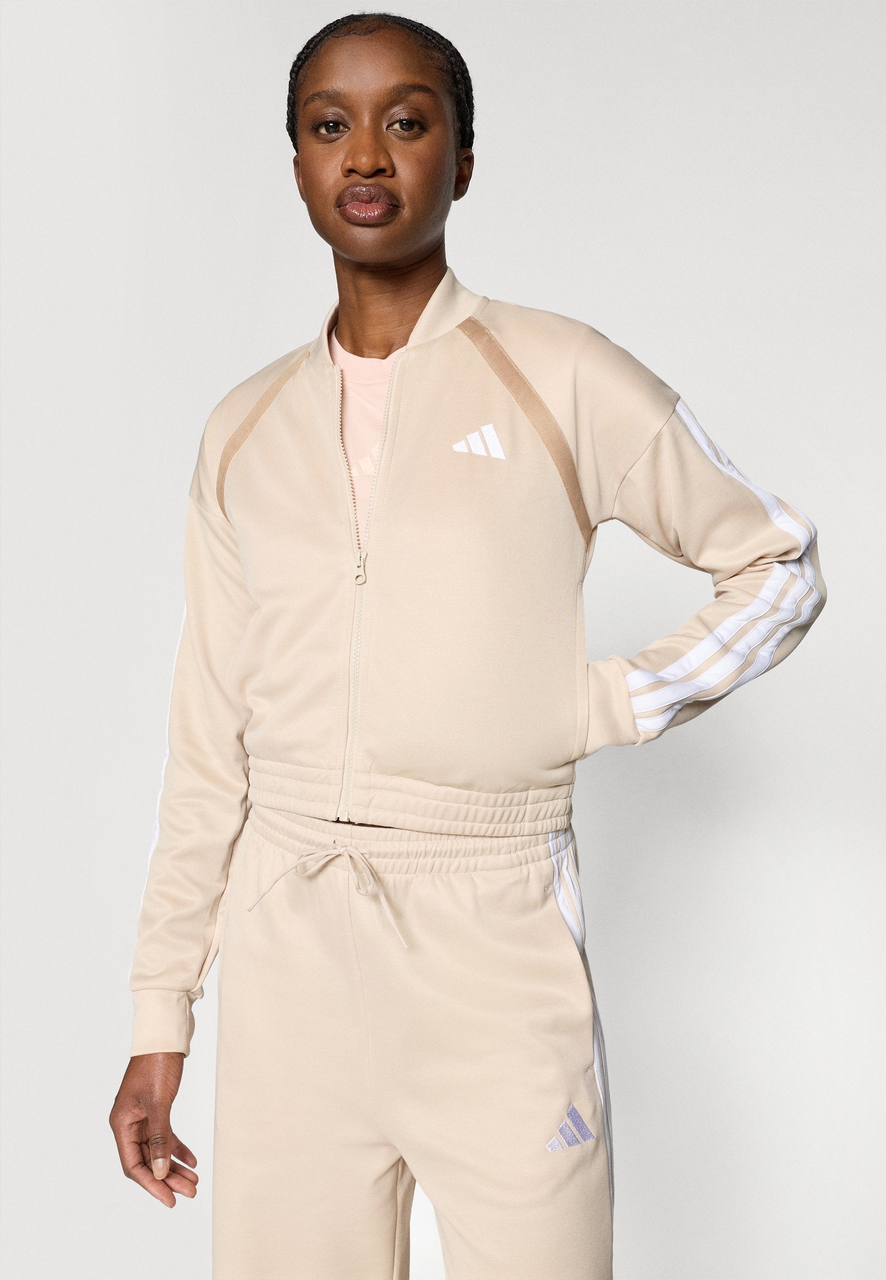 TEAMSPORT - Survêtement - lin cristal/blanc
