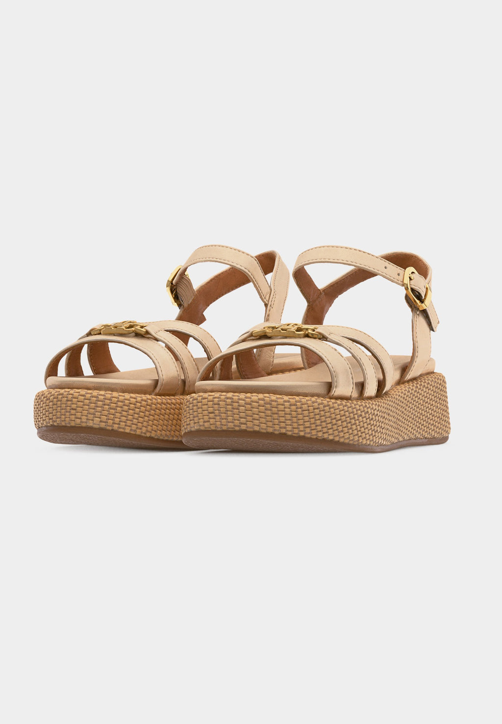 ERIKA - Sandals - platinum-coloured