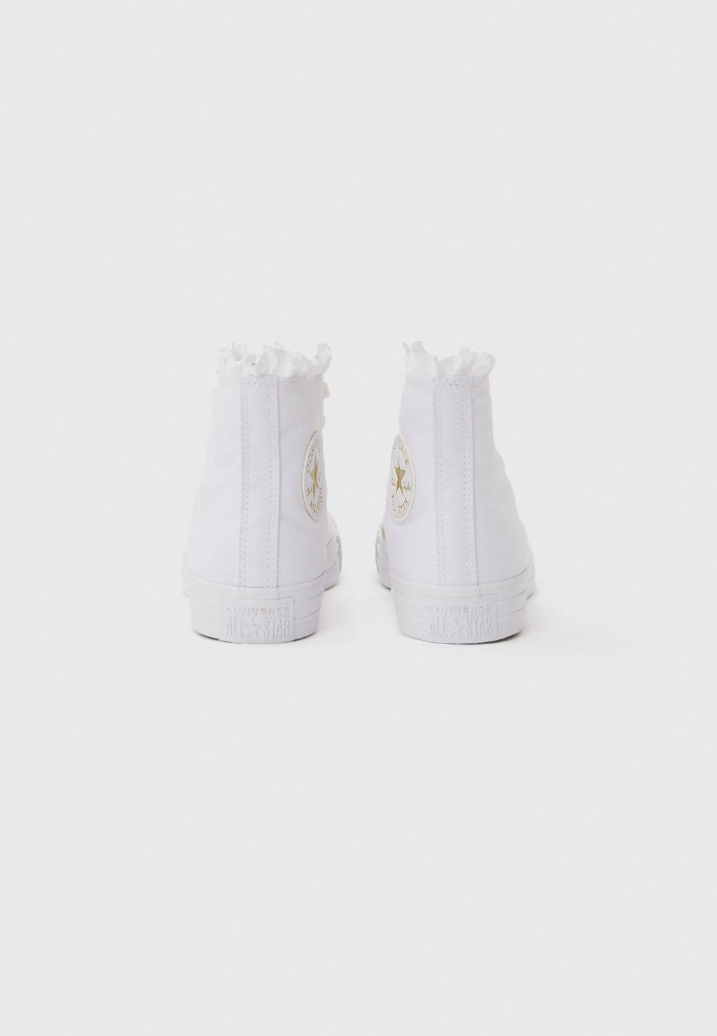 CHUCK TAYLOR ALL STAR - High-top trainers - white/metallic light gold-coloured