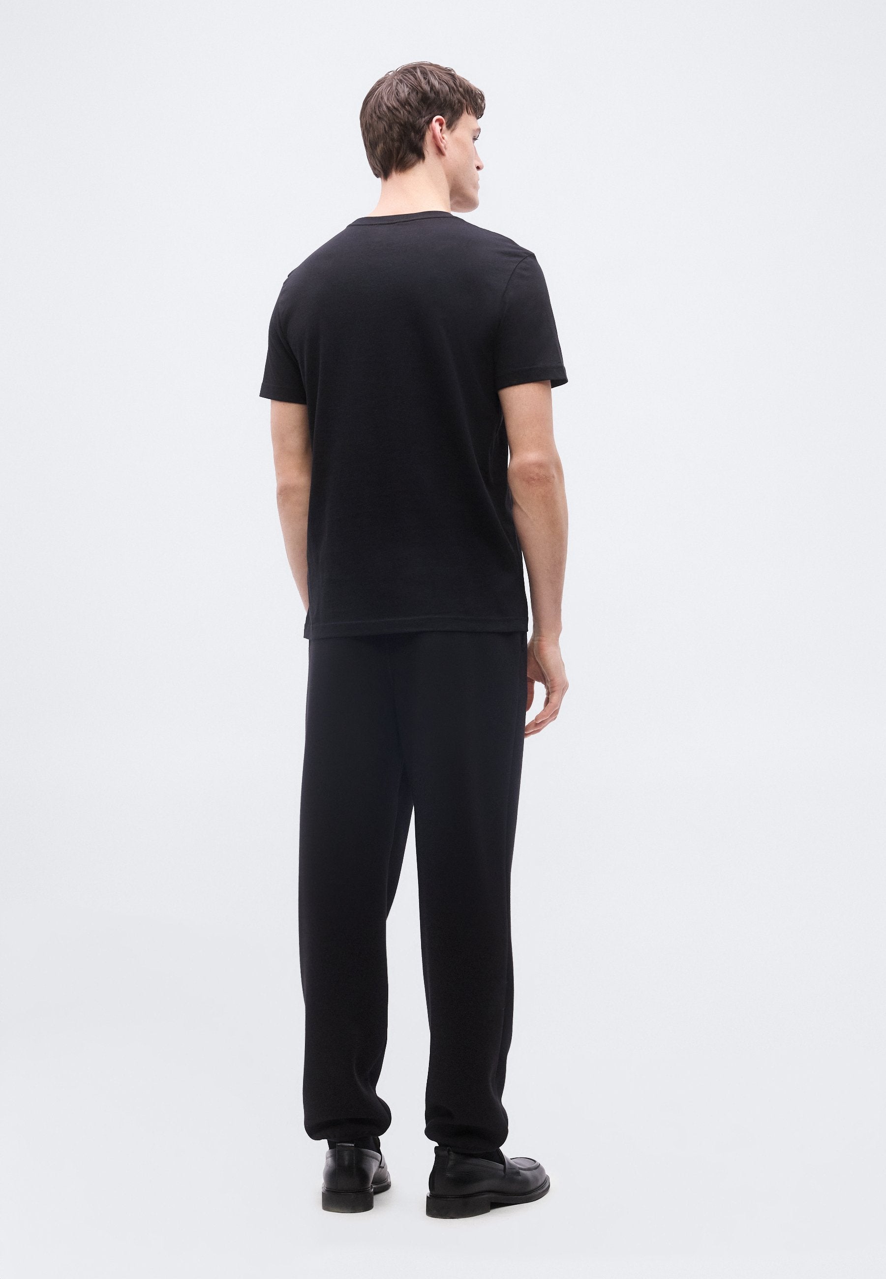 SHADOW LOGO TEE - Print T-shirt - black