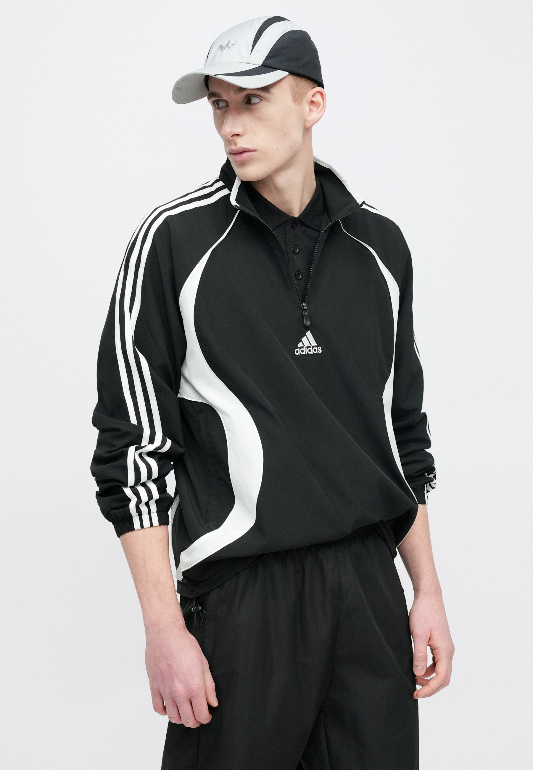 TEAMGEIST - Sweat-shirt - noir/blanc