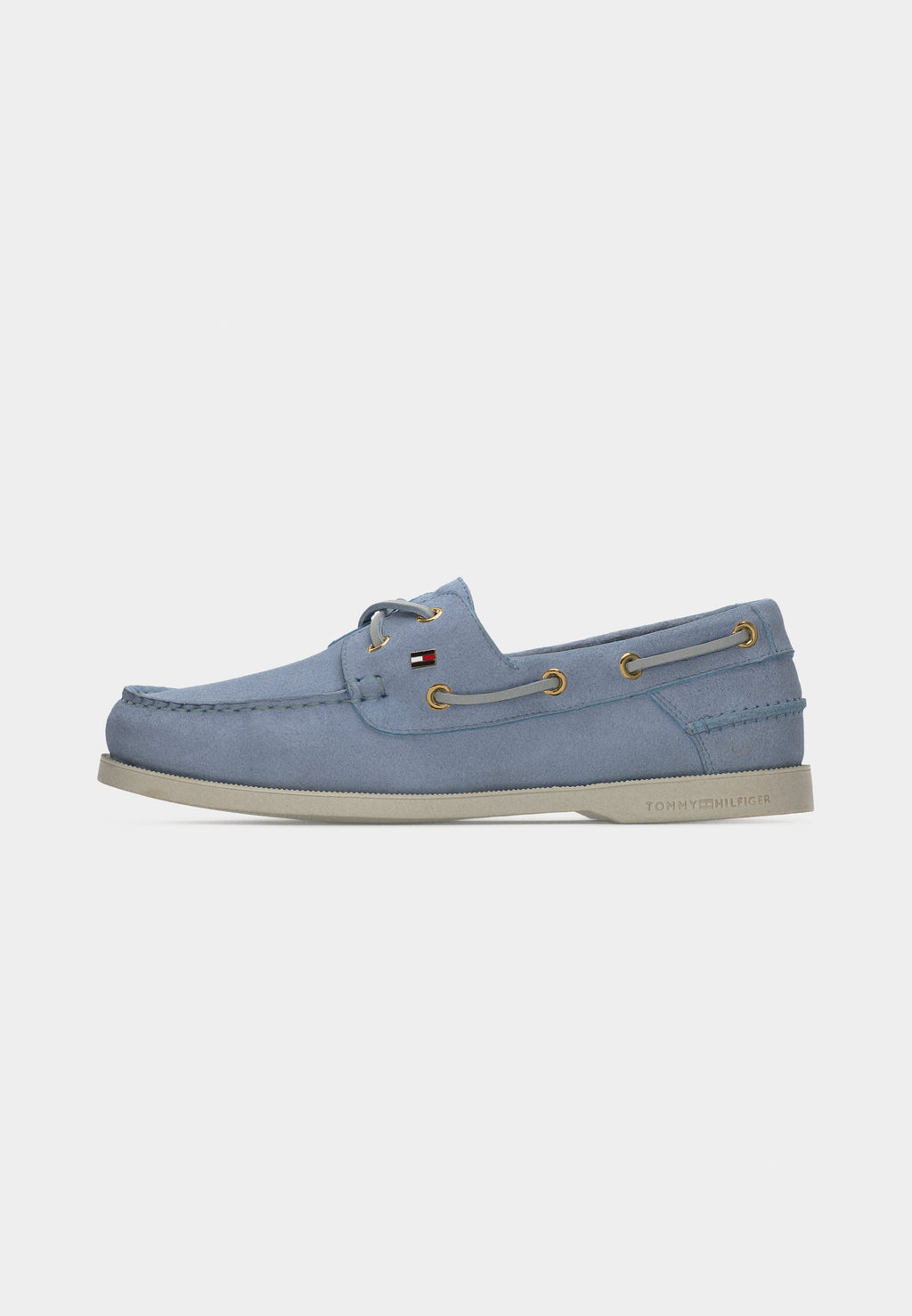SUEDE BOAT SHOES - Boat shoes - breezy blue