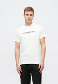 SLIM REFLECTION TEE - Print T-shirt - white