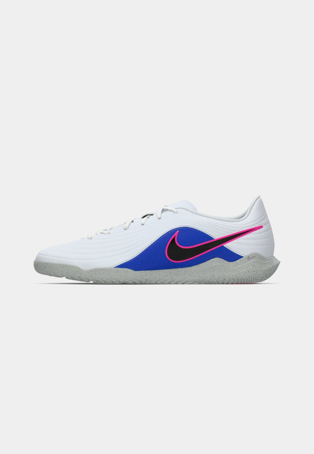 TIEMPO MAESTRO CLUB IC - Indoor football boots - white/black/racer blue/pink blast