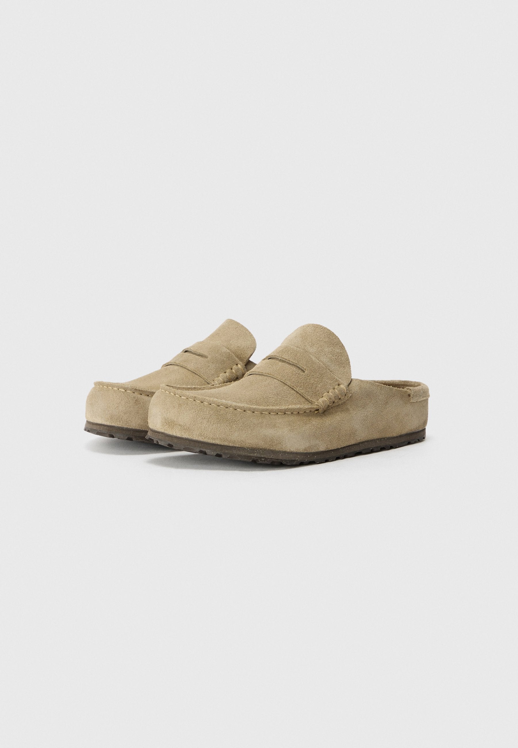 NAPLES WRAPPED LEVE TAUPEN - REGULAR - Mules - taupe